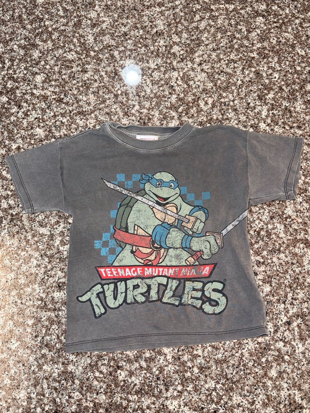 Cotton On Kids Gray TMNT Leonardo Graphic Tee 🐢